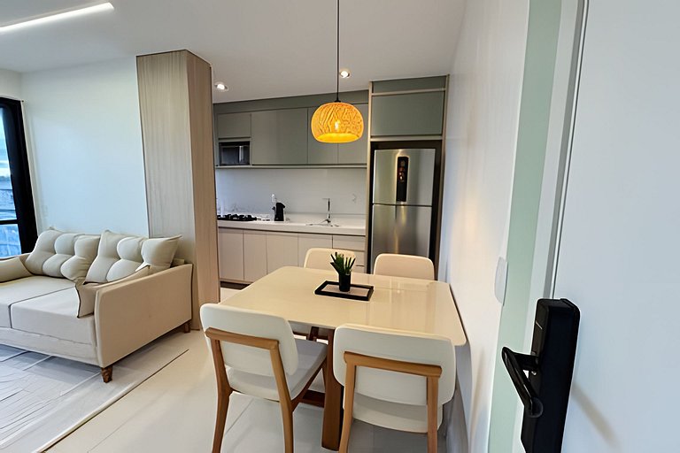 Apartamento Novo e Decorado com Vista Incrível