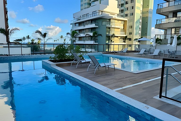 Apartamento Novo e Decorado com Vista Incrível