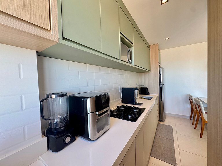Apartamento Novo e Decorado com Vista Incrível
