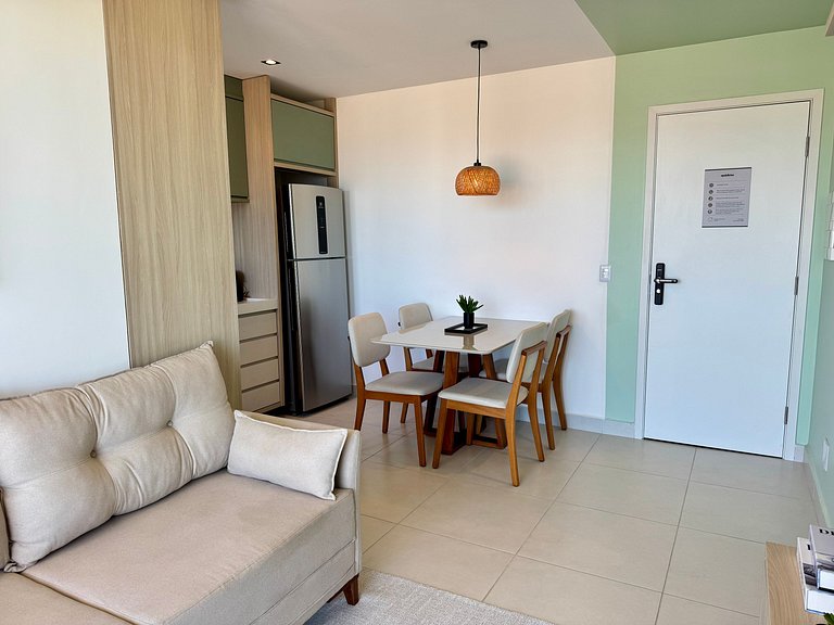 Apartamento Novo e Decorado com Vista Incrível