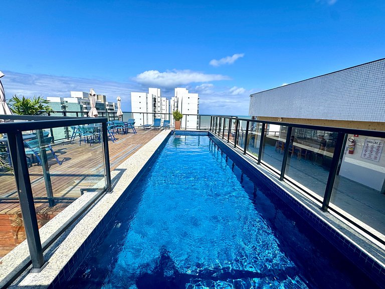Apartamento com Área de Lazer na Cobertura
