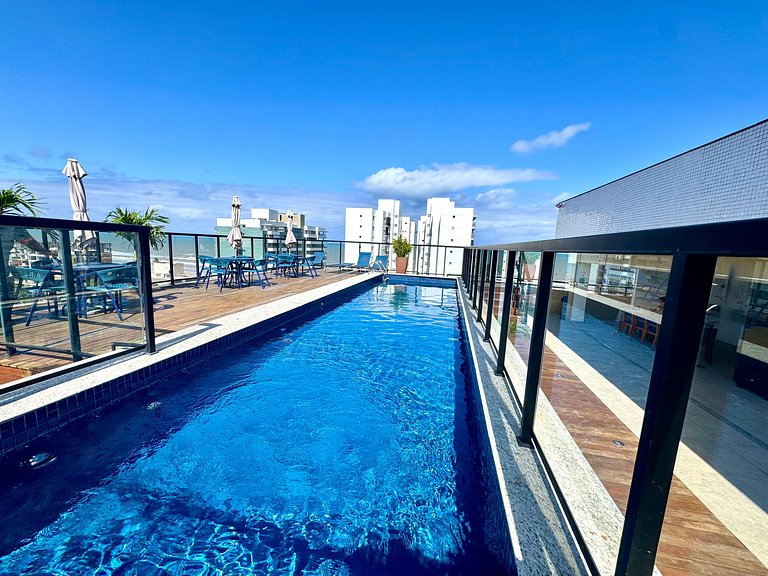 Apartamento com Área de Lazer na Cobertura