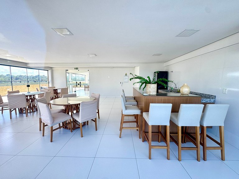Apartamento com Área de Lazer na Cobertura