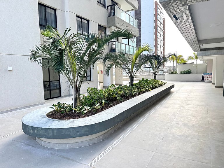 Apartamento Decorado Incrível Vista Mar