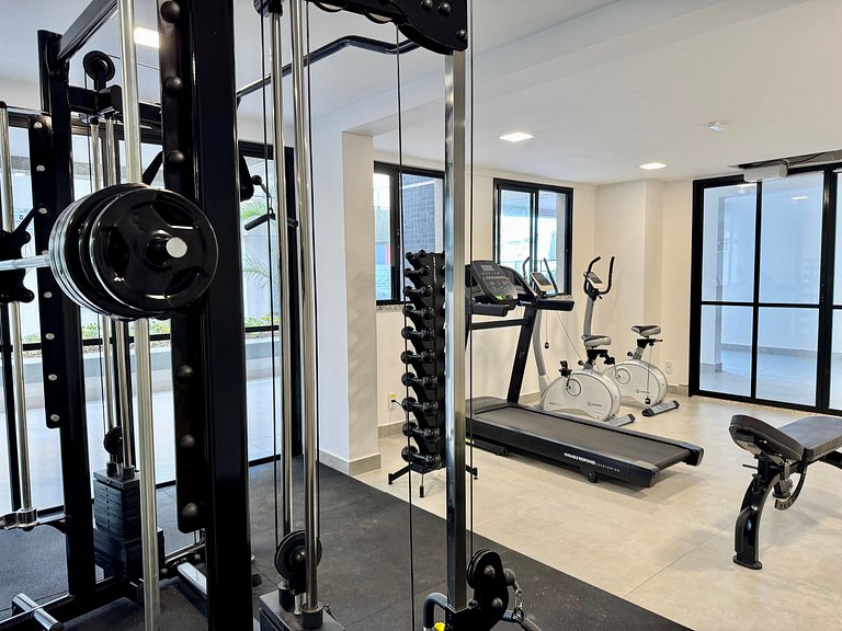 Apartamento Decorado Incrível Vista Mar