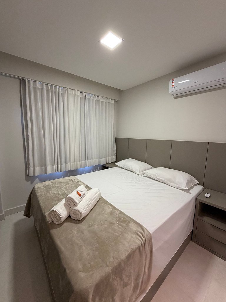 Apartamento Decorado Incrível Vista Mar