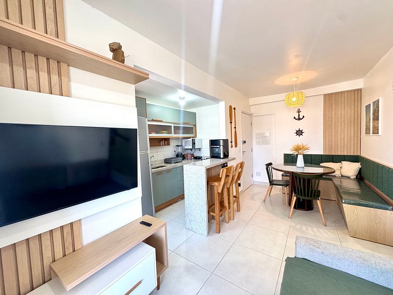 Apartamento Novo e Decorado - Vista Mar