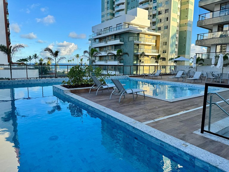 Apartamento Novo e Decorado - Vista Mar