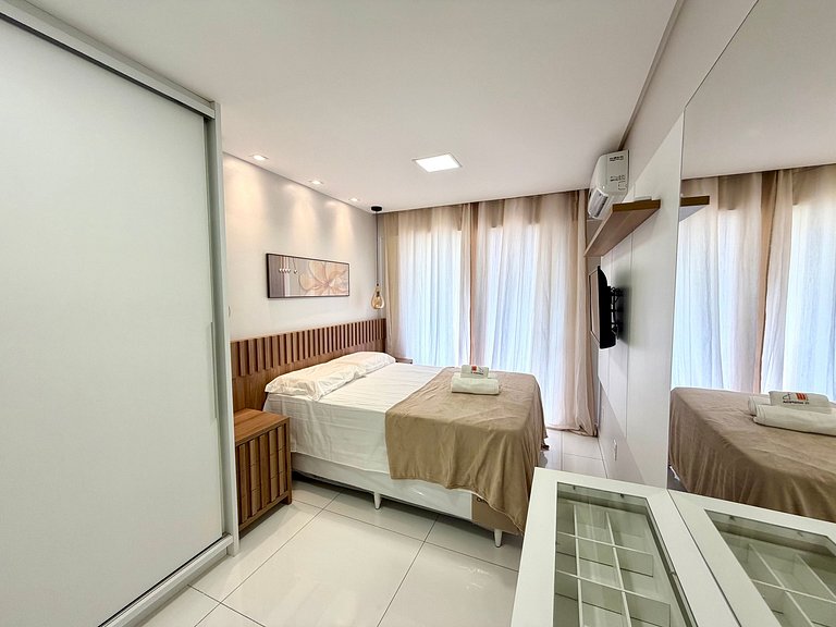 Apartamento Novo e Decorado com Vista Mar