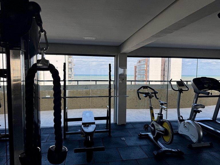 Apartamento Novo e Decorado com Vista Mar