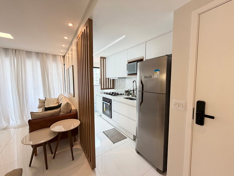 Apartamento Novo e Decorado com Vista Mar